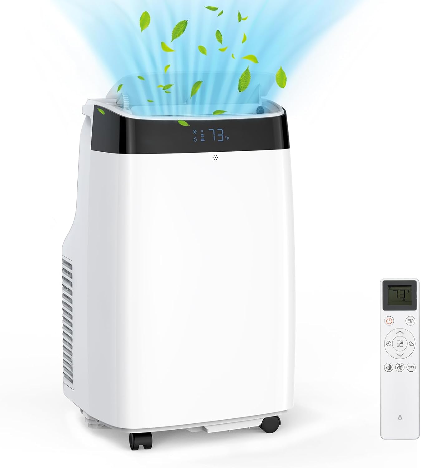 Garvee 10,000 BTU Air Conditioner Portable for Room up to 450 Sq. Ft. with 3 Speed Fan, Dehumidifier Mode, 24H Timer Function, Portable AC Unit with Remote Control