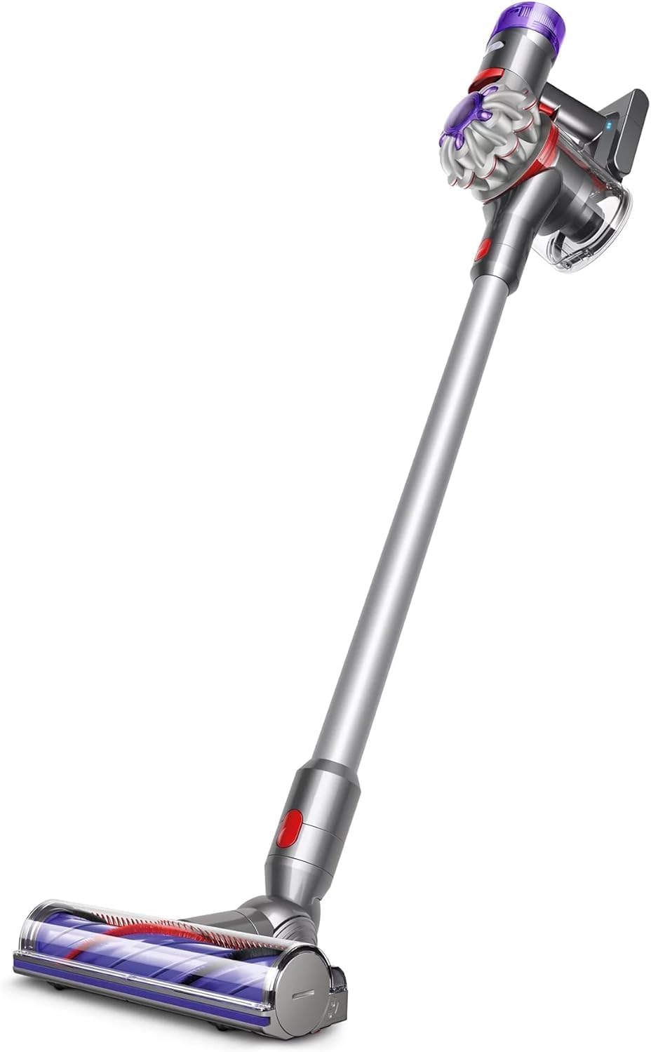 Dyson V7 Advanced Cordless Stick Vacuum Cleaner - Silver - Light Weight and to Clean up high, Battery Operated, Portable, Carpet and Hard Floor Cleaning + USB A to C Cable