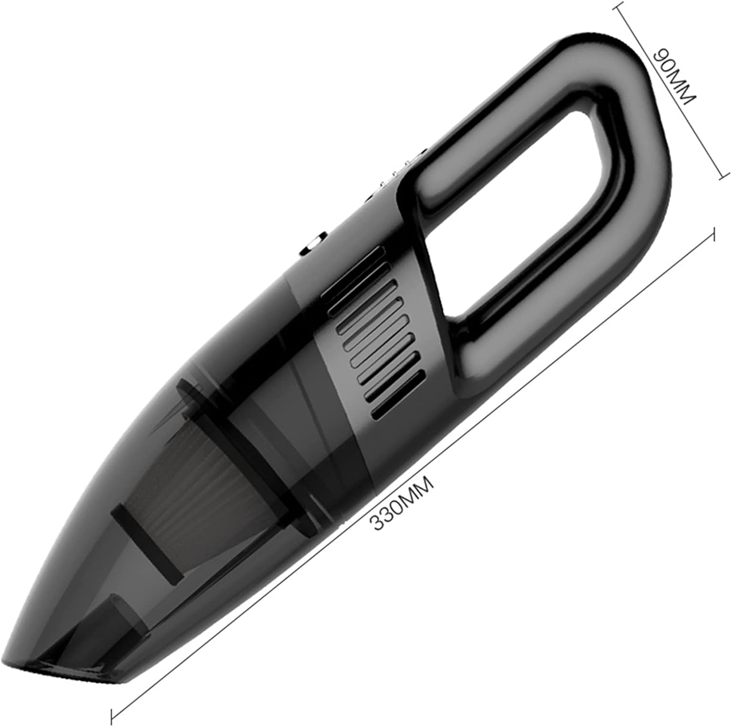 Hand held Vacuum Wet and Dry Dual-use Vacuum Cleaner Car Vacuum Car Portable Handheld Vacuum Cleaner (Color : Silver)