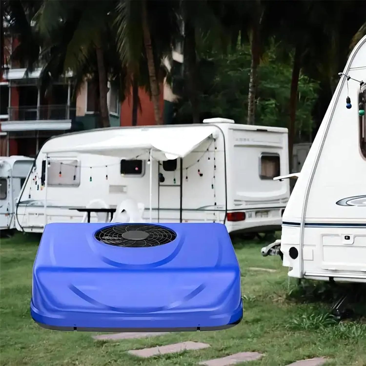 RV Air Conditioner Rv Air Conditioner, 12V/24V Overhead Heating and Cooling Air Conditioner, Frequency Conversion Electronic Control System,for Truck（24v）