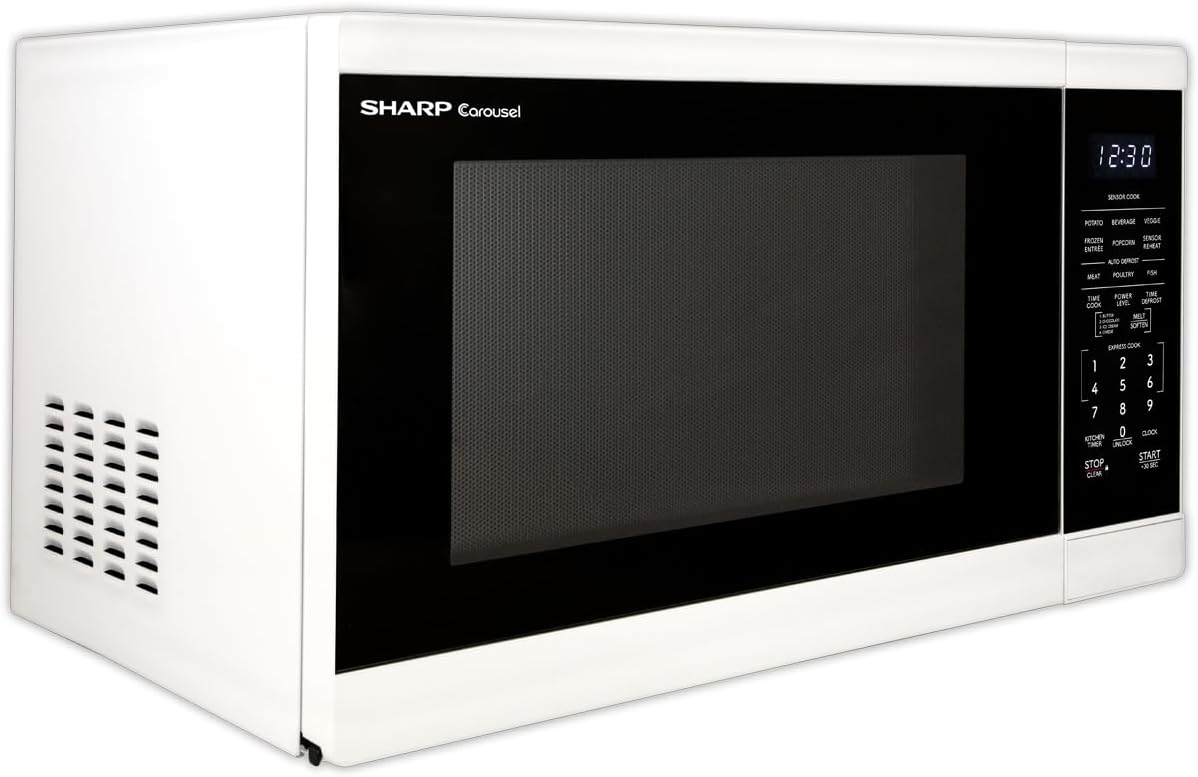 SHARP Countertop Microwave Oven with Removable 12.4