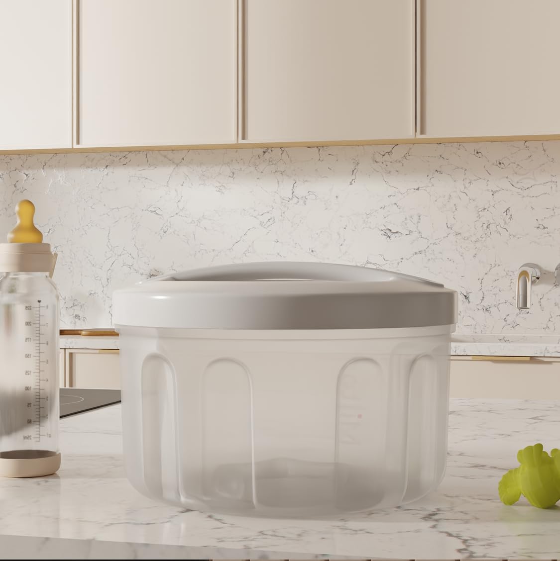 Milton 8371239 Combi Microwave Or Cold Water Steriliser, 26x26x16 cm (Pack of 1), White