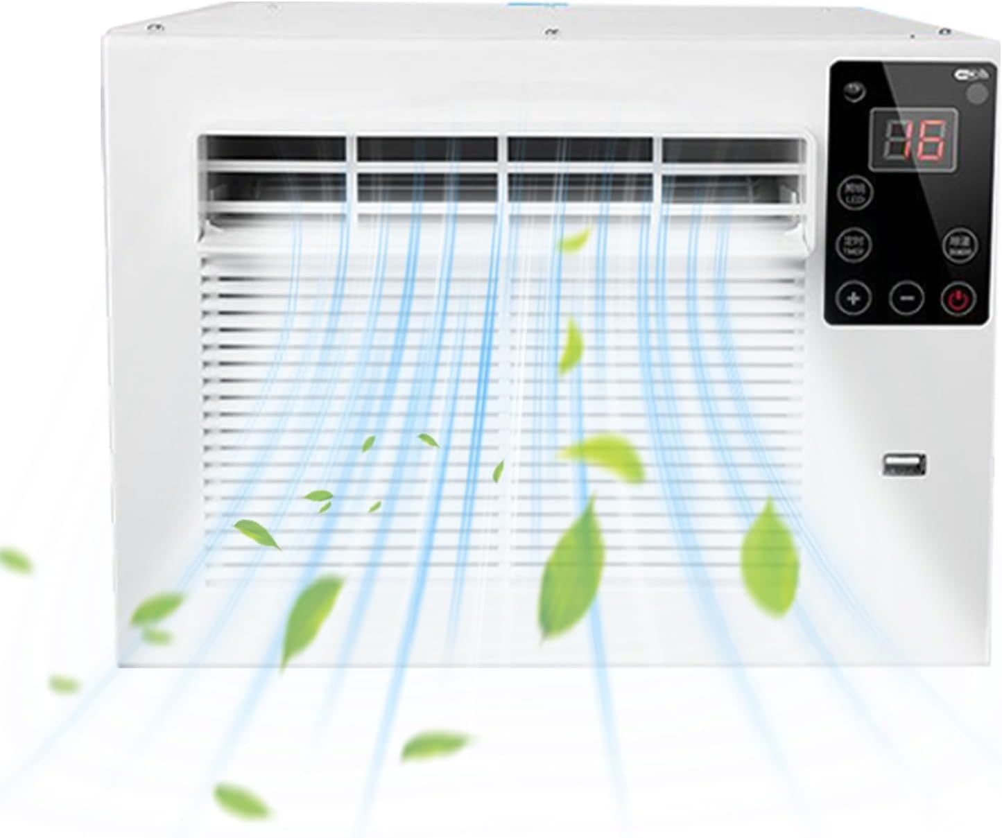 Compact Mini Air Conditioner - Fast Cooling Dehumidifier for Camping, No Outdoor Unit Required