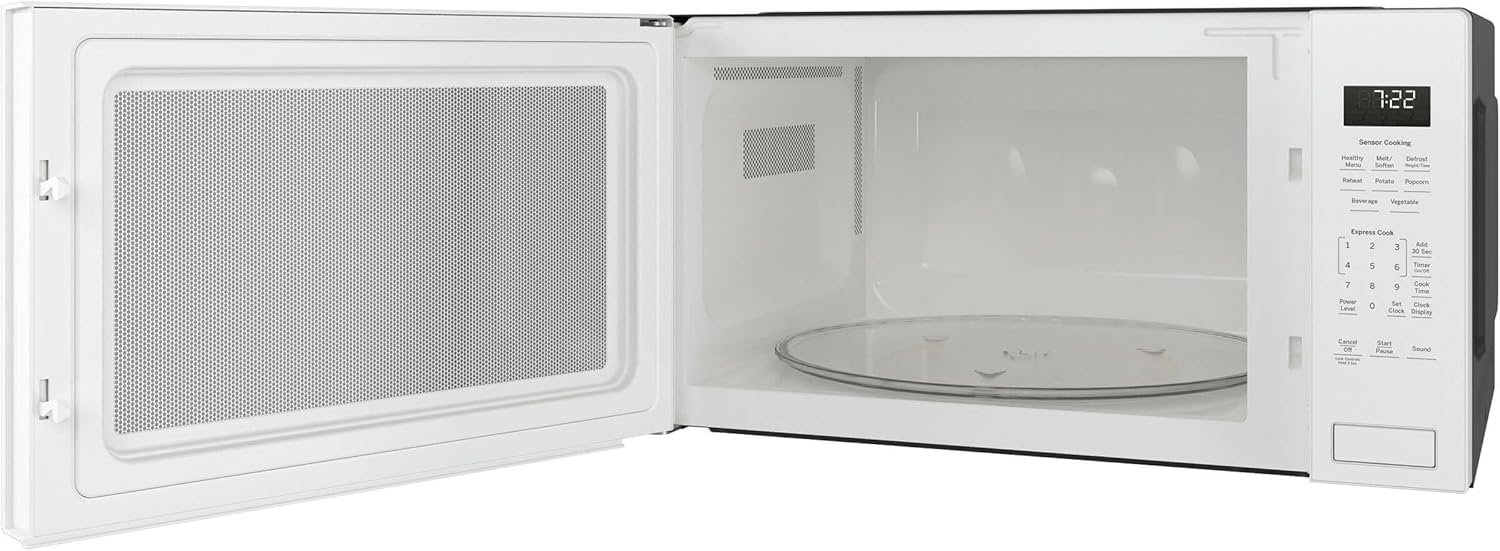 24 Inch Built-In Microwave with Sensor Cook, Instant On Controls, Extra-Large Turntable, Control Lockout, Weight & Time Defrost, Kitchen Timer and 2.2 cu. ft. Capacity