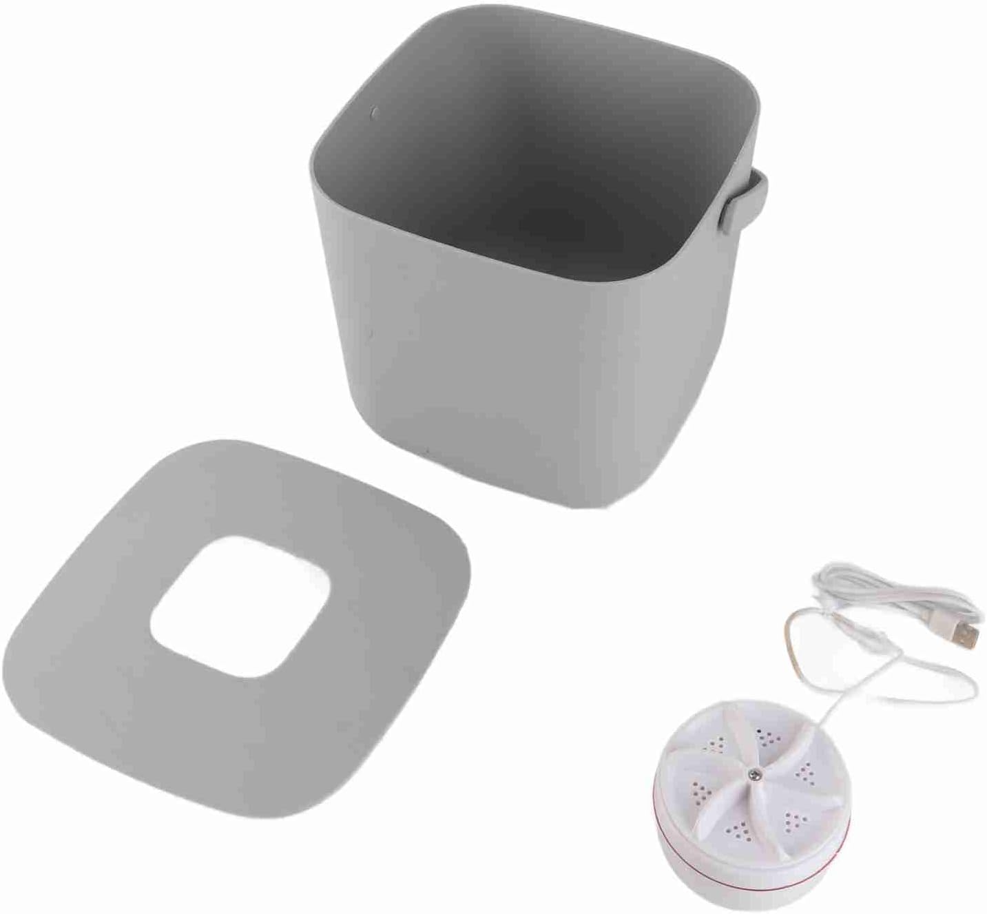 Mini Washing Machine 3.8L, Portable Turbine Washing Machine Noise Reduction USB Powered Laundry Washer for Underwear, Baby Clothes, Sock, Small Delicates