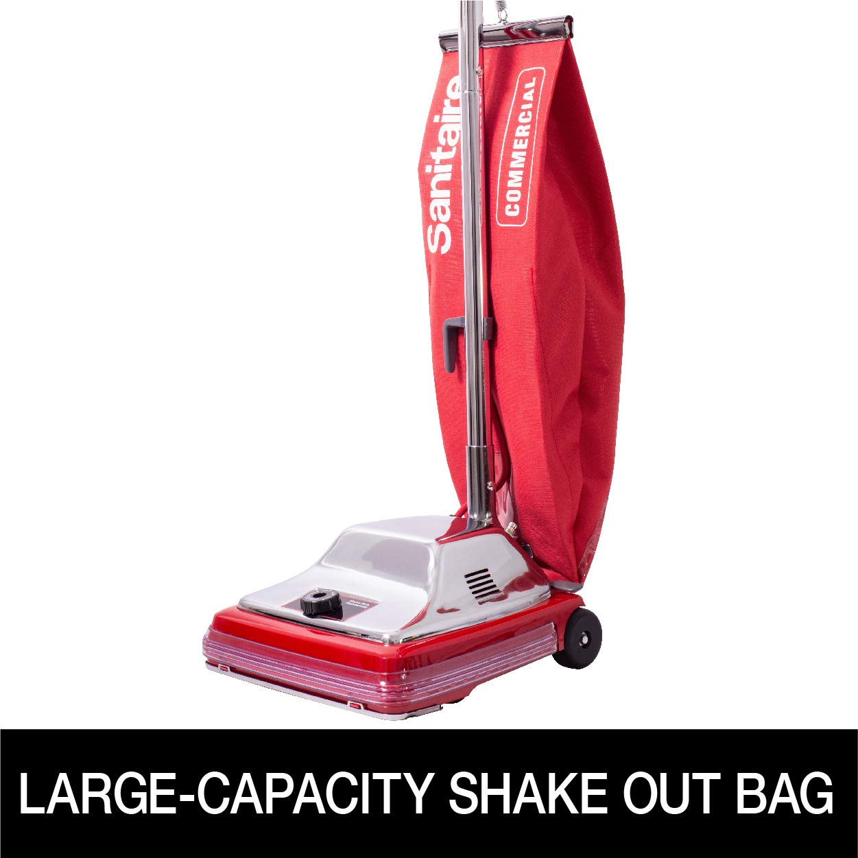 Sanitaire Tradition Upright Bagged Commercial Vacuum, SC886F, Red, (EURSC886E)