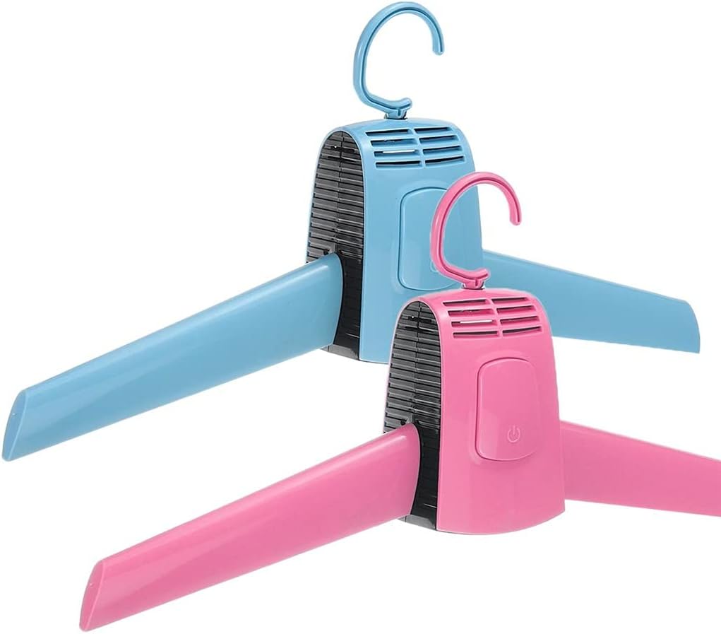 Portable Clothes Dryer Foldable Laundry Dryer Smart Shoes Dryer Coat Clothes Electric Rack Hanger For Home Travel(D)