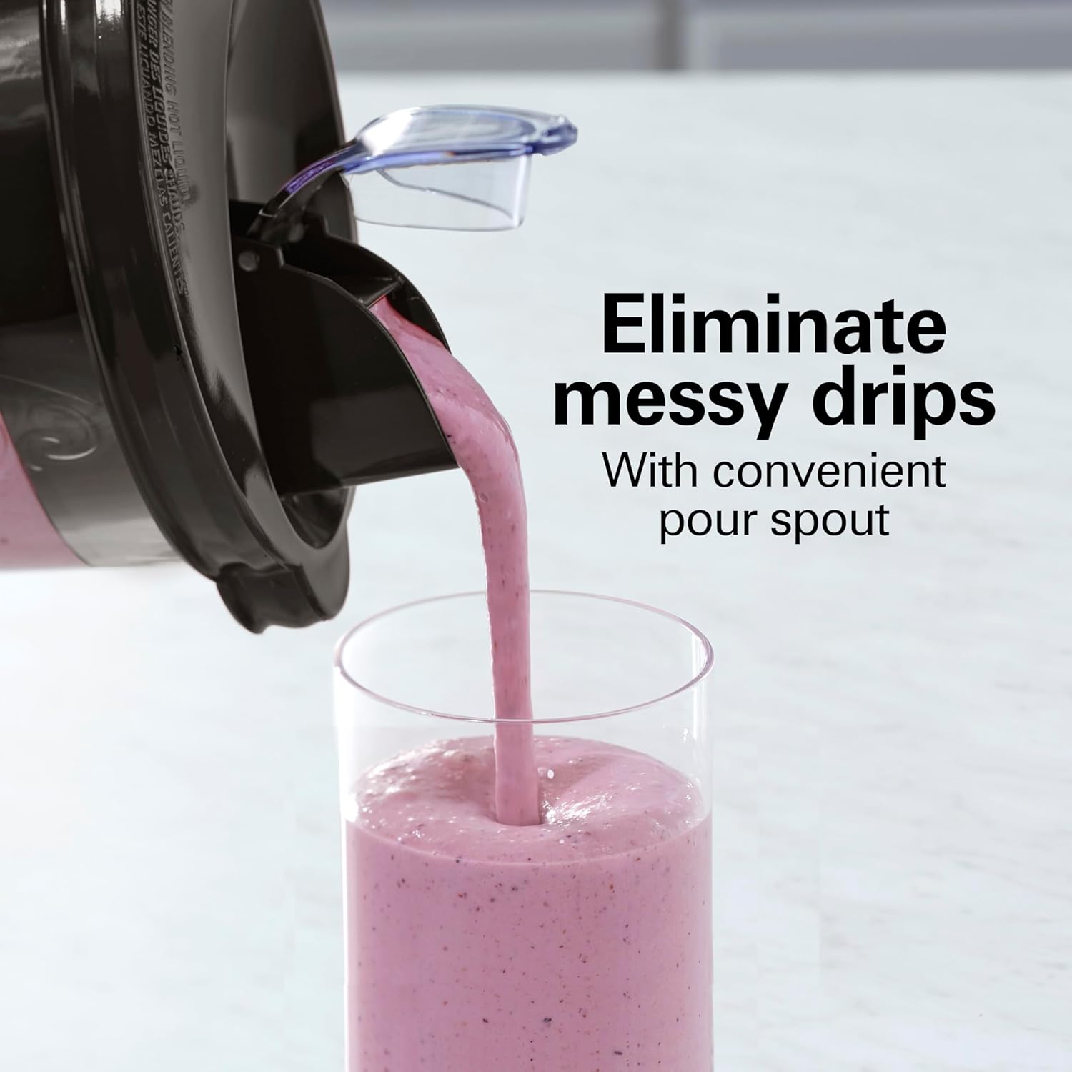 Wave Action Quiet Blender - 48 oz. Glass Jar - 12 Blending Functions - Black - Countertop Blender - Blade Material: Stainless Steel - 800 Watts