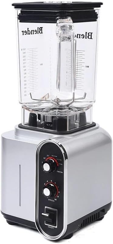 Heavy Duty Commercial Blender, 2200W Professional Countertop Blender with Timer,10 Speeds, 50 oz Large Capacity for Crushing Ice Frozen Fruit Soup and Smoothies for Home and Restaurant Use