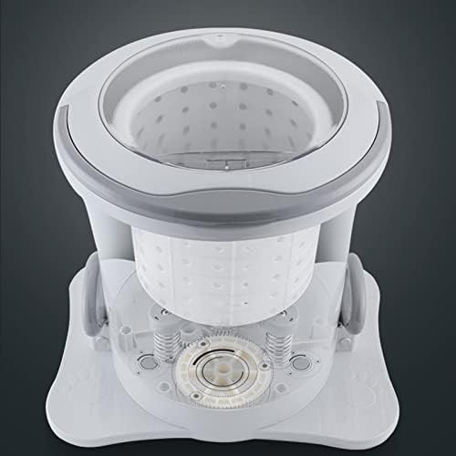 Portable Manual Dryer - Mini Hand Crank Washing Machine & Dehydrator for Camping,Electric Laundry Solution for Delicates (Apricot)