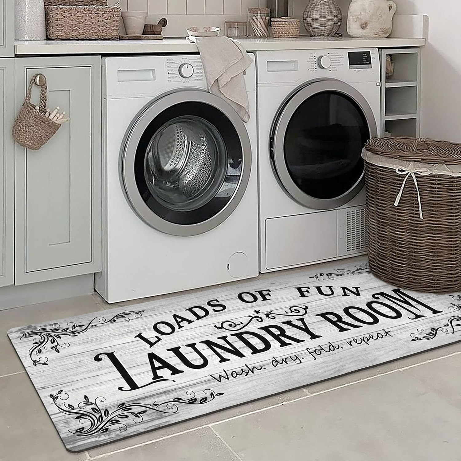 Laundry Room Rug Runner 24