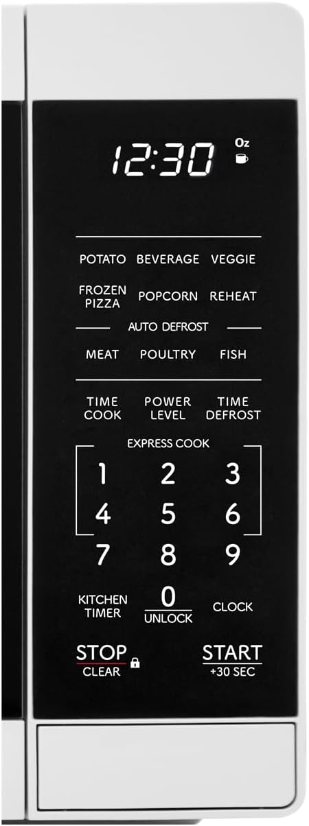 SHARP Compact Countertop Microwave Oven with Removable 10