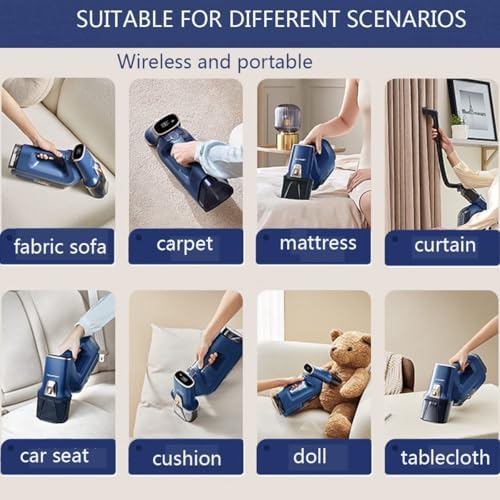 8500Pa Cordless Handheld Vacuum Cleaner - 2kg Lightweight Rechargeable Wet Dry Vacuum with Live Water Filtration