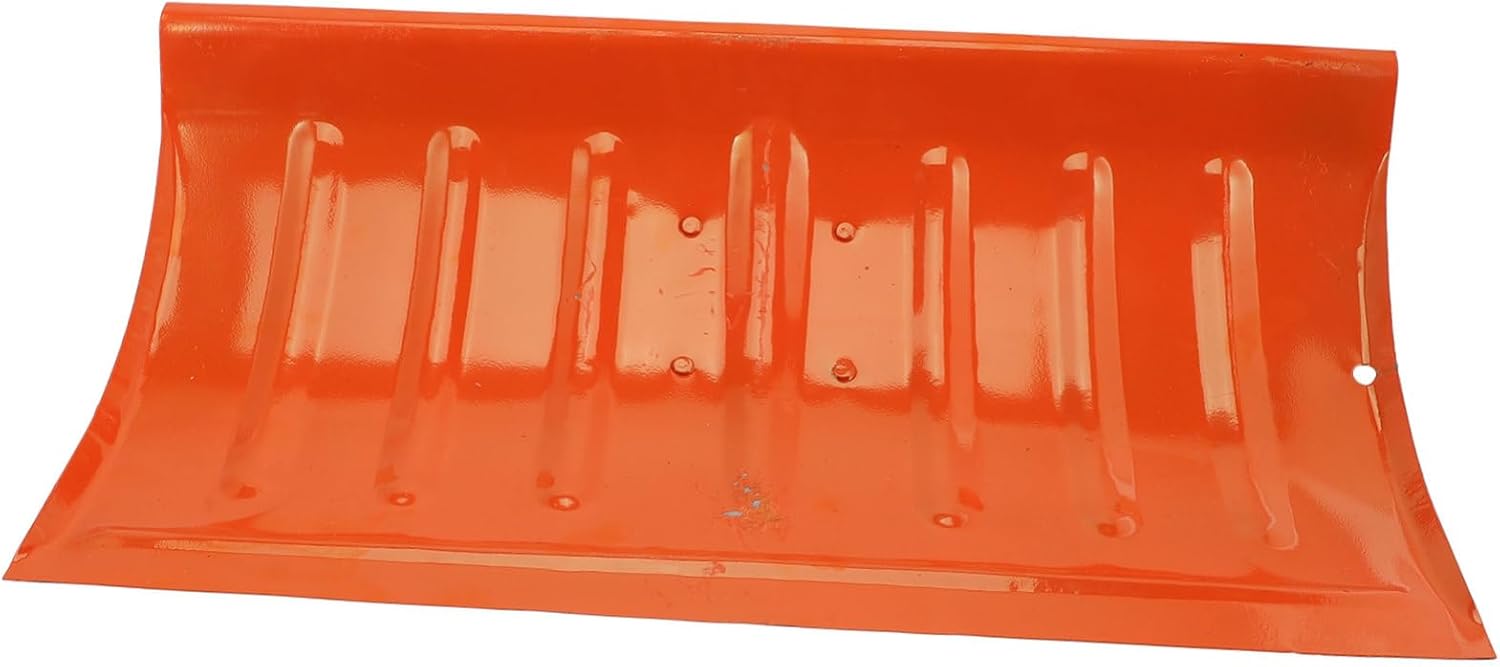 VICASKY Snow Shovel for Driveway Heavy-Duty Steel Ice Removal Tool Ergonomic Design Replaceable Blade Snow Pusher for Outdoor Use