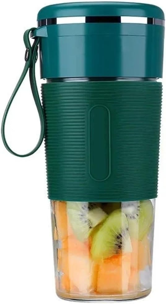 Electric Juicer Smoothie Blender Mixer for Fruit Juice - High-Speed Food Processor with Glass Cup(Green)