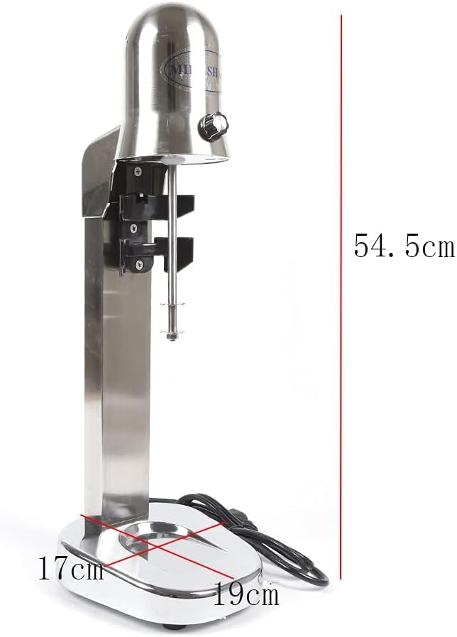 Electric Milk shake Maker Household/Commercial Stainless Steel Milkshake Maker Machine Soda Soft Ice Cream Maker Blender Drink Mixer