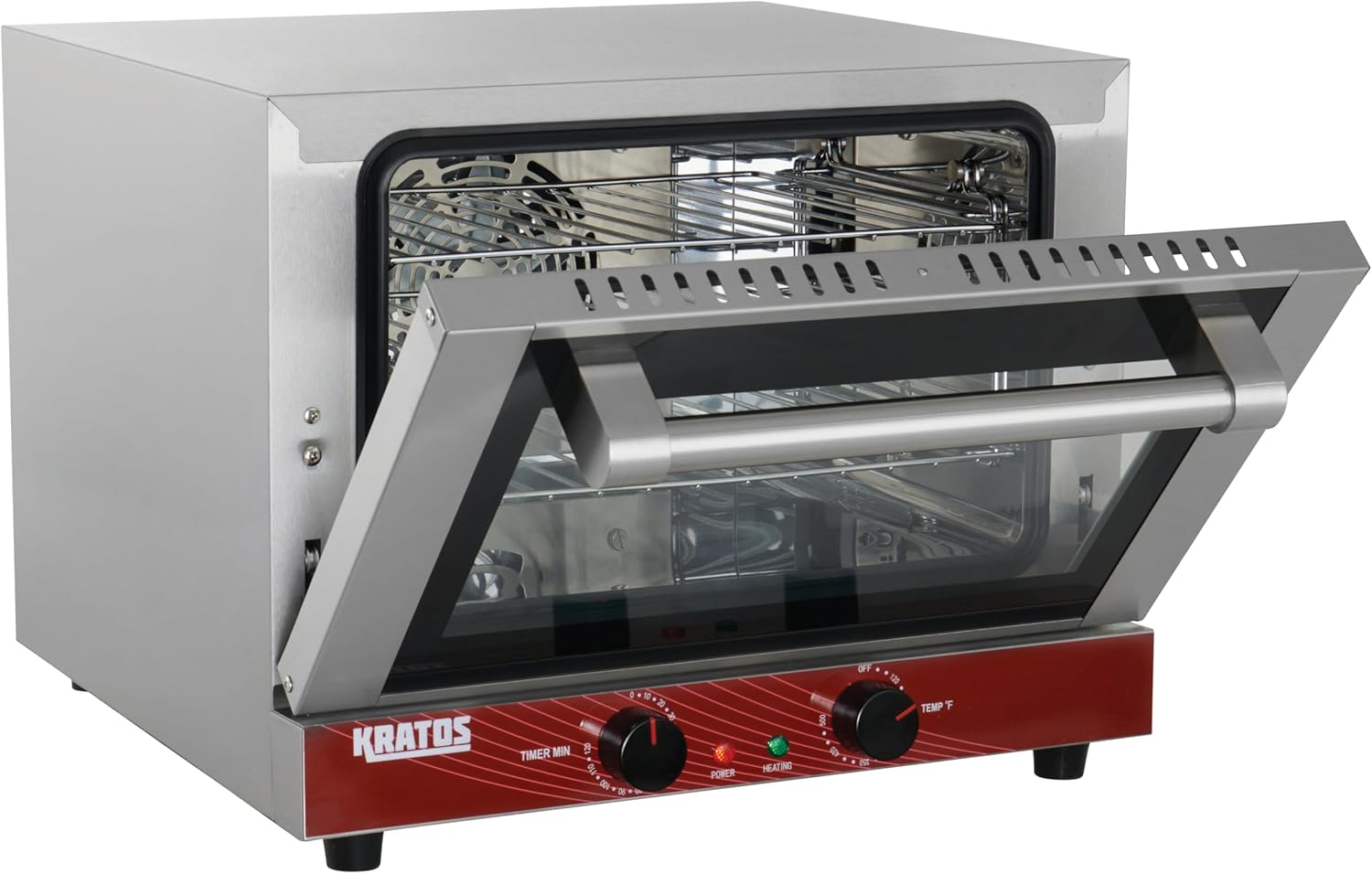 Kratos Commercial Oven, Quarter Size Electric Countertop Convection Oven, Holds Three Quarter Size Sheet Pans, 120V (29M-001)