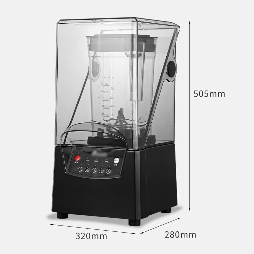 Commercial Milkshake Smoothie Maker, Kitchen Food Blender 2200W, High Power Home Commercial High Speed Blender, Built-in Timer, Smoothie Maker