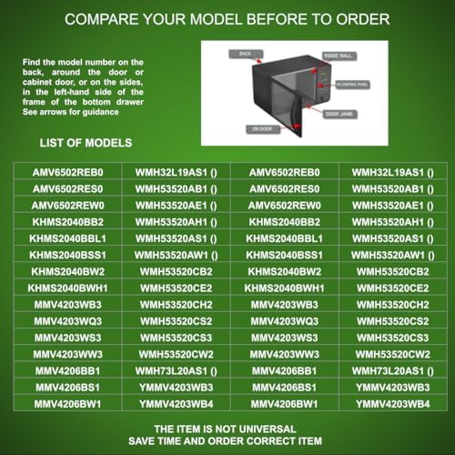 WPW10574736 CKD574736X compatible with Amana, Kitchen Aid, Maytag Microwave Capacitor fits old number WPW10574736