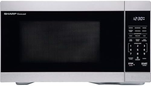Sharp 1.1 cu. ft. Mid-Size Countertop Microwave Oven (SMC1162HS)