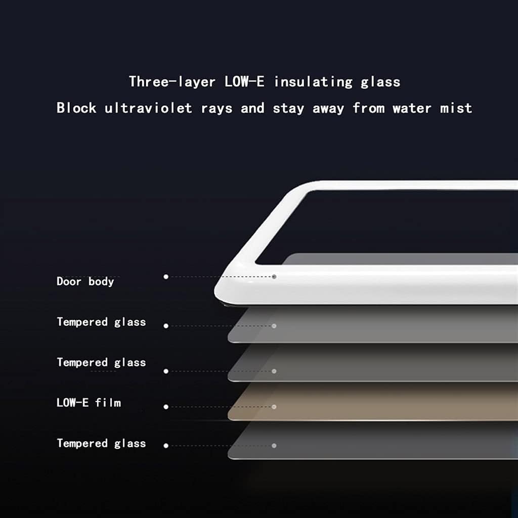 35-Bottle Wine Cooler, Home Independent Wine Cellar, Digital Display Constant Temperature Wine Cooler, Retro Refrigerator, Beverage Ice Bar, 48.5*64*82.7cm, White