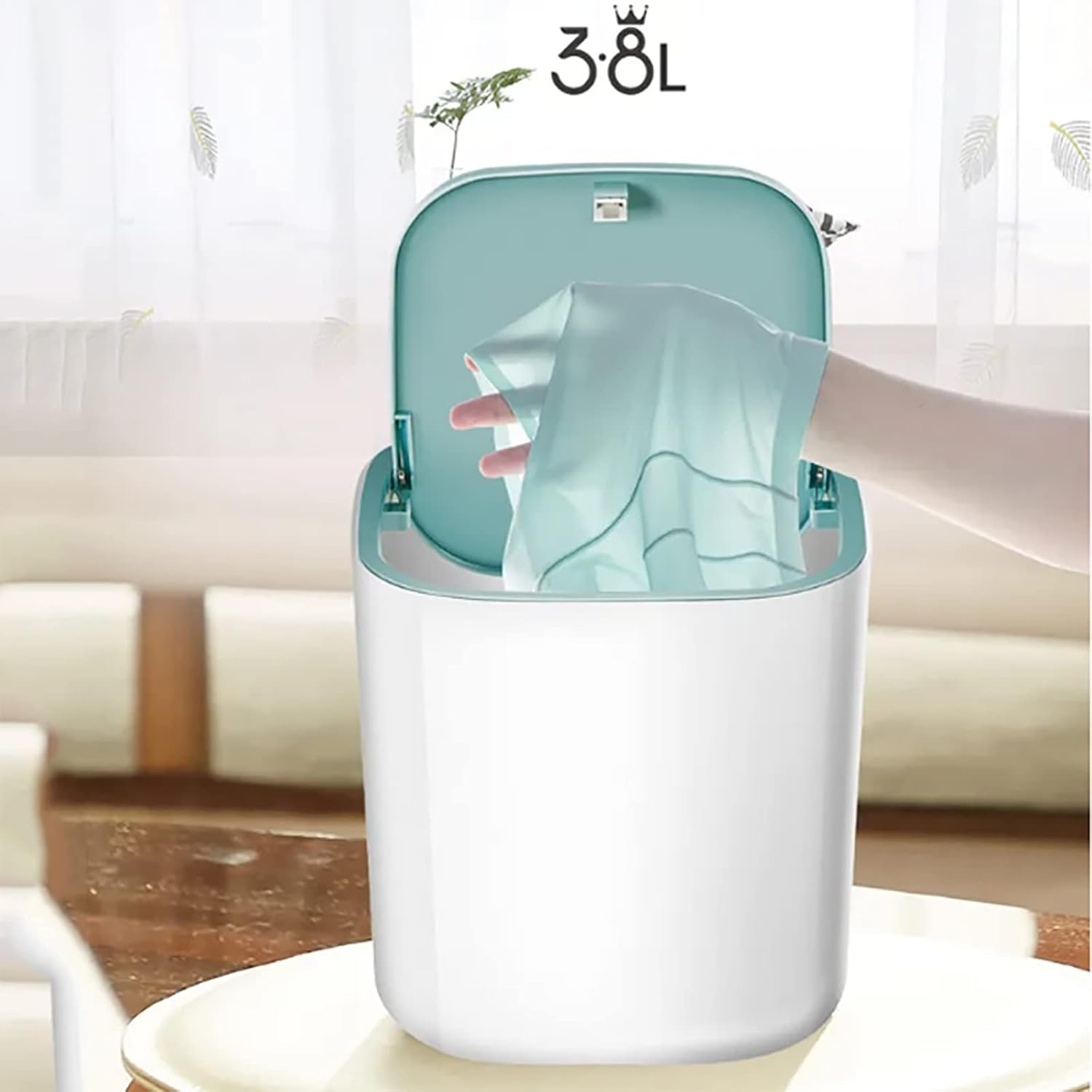 Portable Electric Washing Machine, 3.8L Laundry Washer with Usb Cable, Forward and Reverse Washing and 30 Minutes Automatic Shutdown, Suitable for Home Travel Apartments Dorms