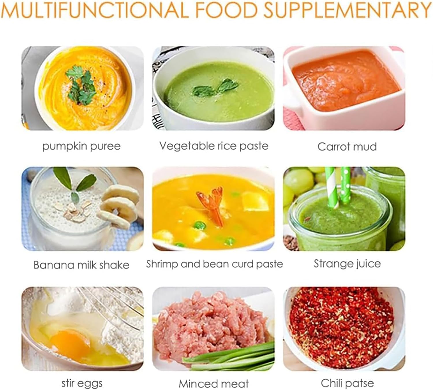 Hand Blender Stick, 1000W Commercial Immersion Blender, Hand Blender with 377mm Stick, with Locking and Safety Button, Variable Speed Multi-Purpose for Soup,Smoothie,Puree