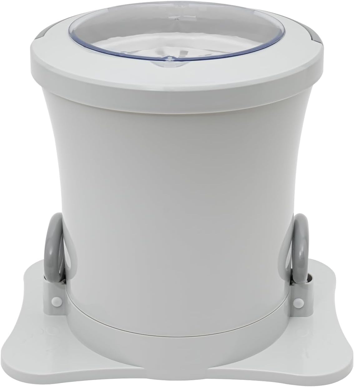 Manual Clothes Dryer Portable, 9L Compact Washer Spin Dryer, Non Electric Laundry Dryer for RV, Camping, School, Apartment, Dorm (White)