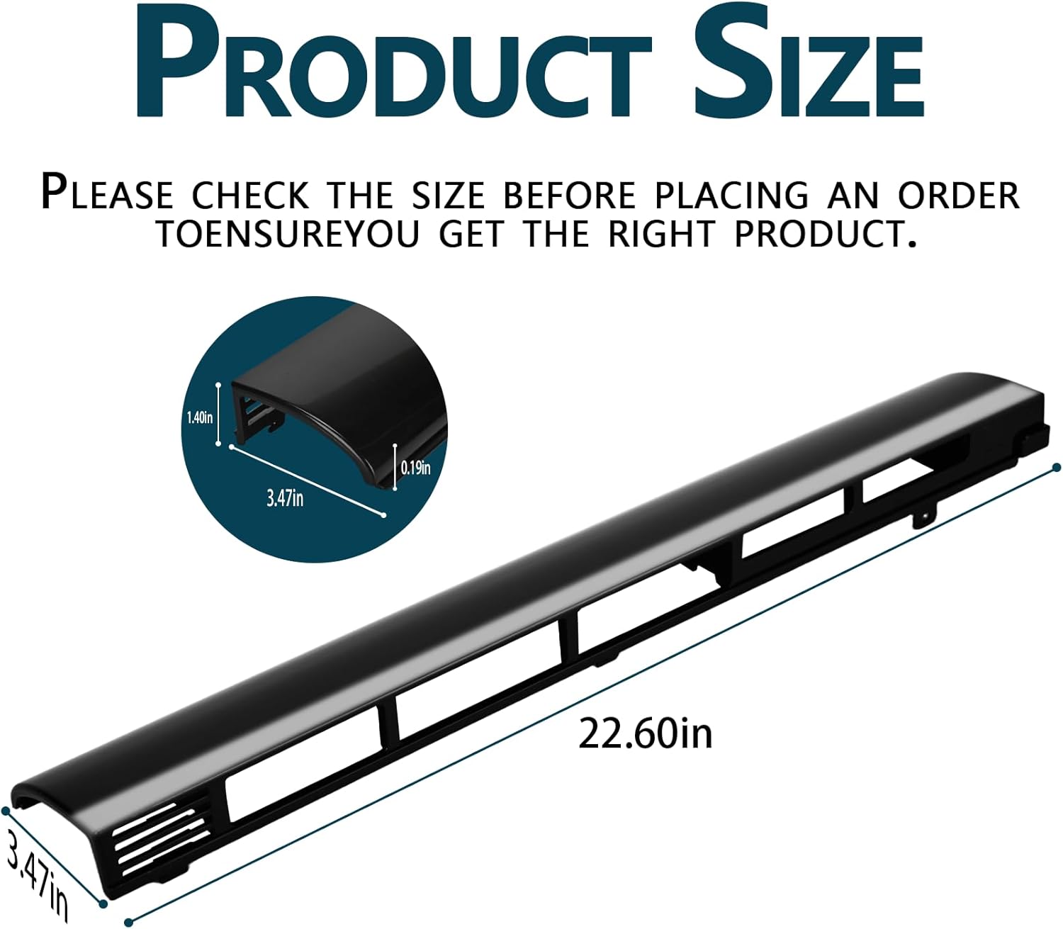 WB34X25406 Microwave Vent Grille, Compatible with GE JNM3163DJ1BB, JNM3163RJ1SS, JNM3184DP8BB JVM3162RJ1SS Top Vent Grille, Microwave Vent Kit Replaces 4465386 AP6040821 PS11774030 EAP11774030