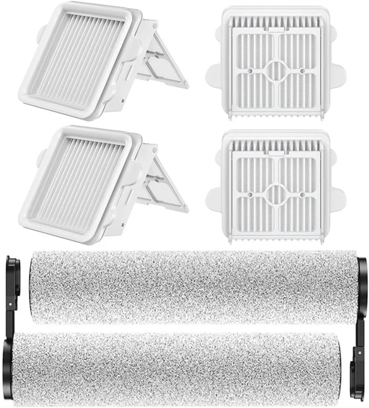 Vacuum Cleaner Accessories, Compatible for Roborock F25/F25 ACE/A30/A30 Pro – Replacement Roller Brush & HEPA Filter Kit(E)