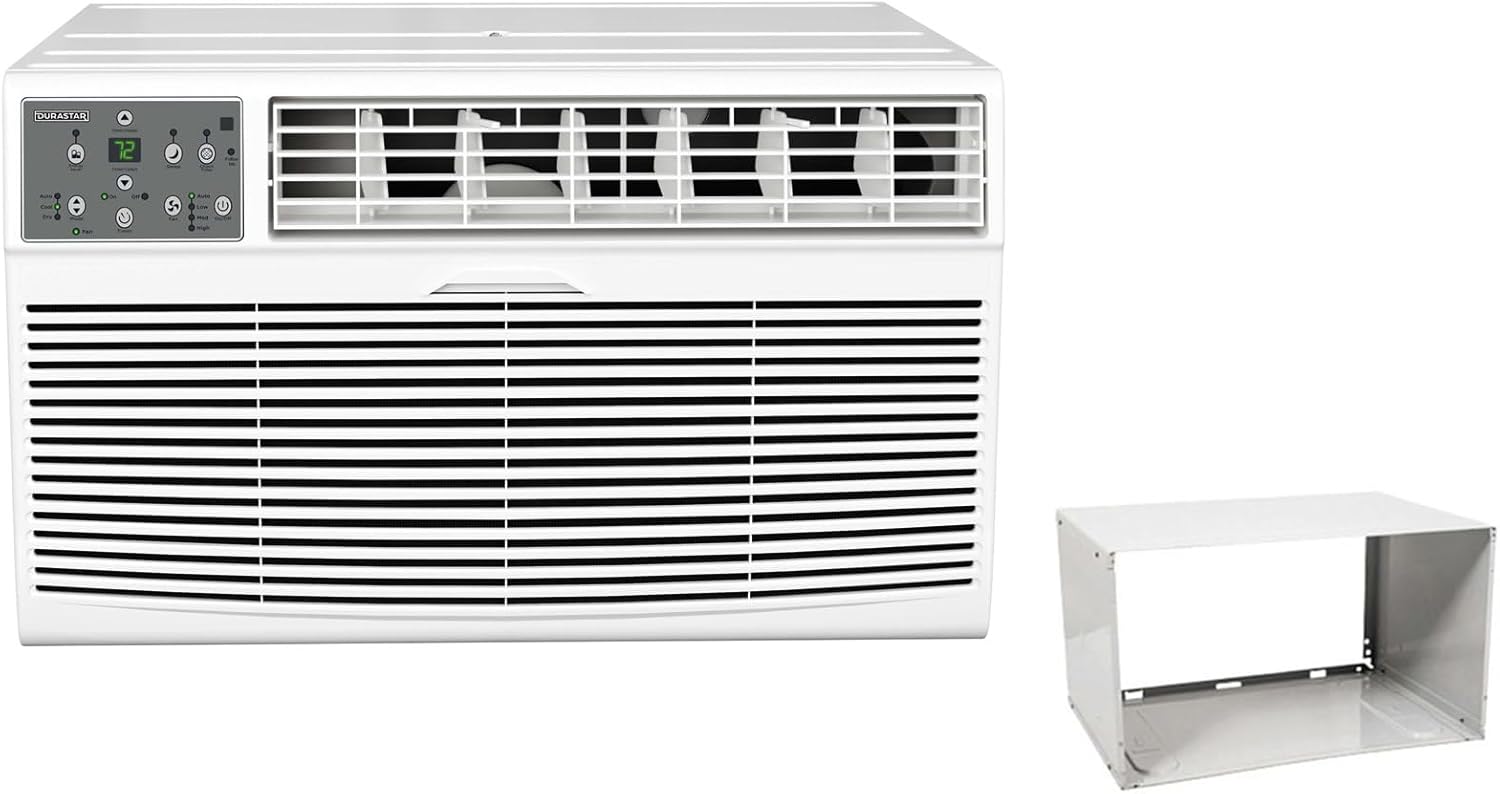 DRTAC142XNA1SLV 14,000 BTU 208 / 230V Through the Wall Air Conditioner and Wall Sleeve - White