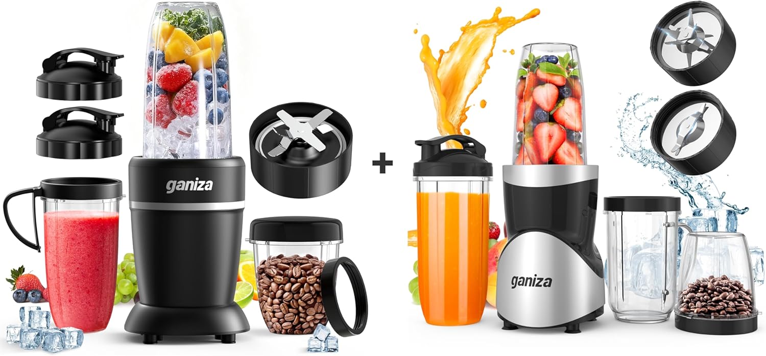 Ganiza GB08 Smoothie Blender and GB10 Personal Blender