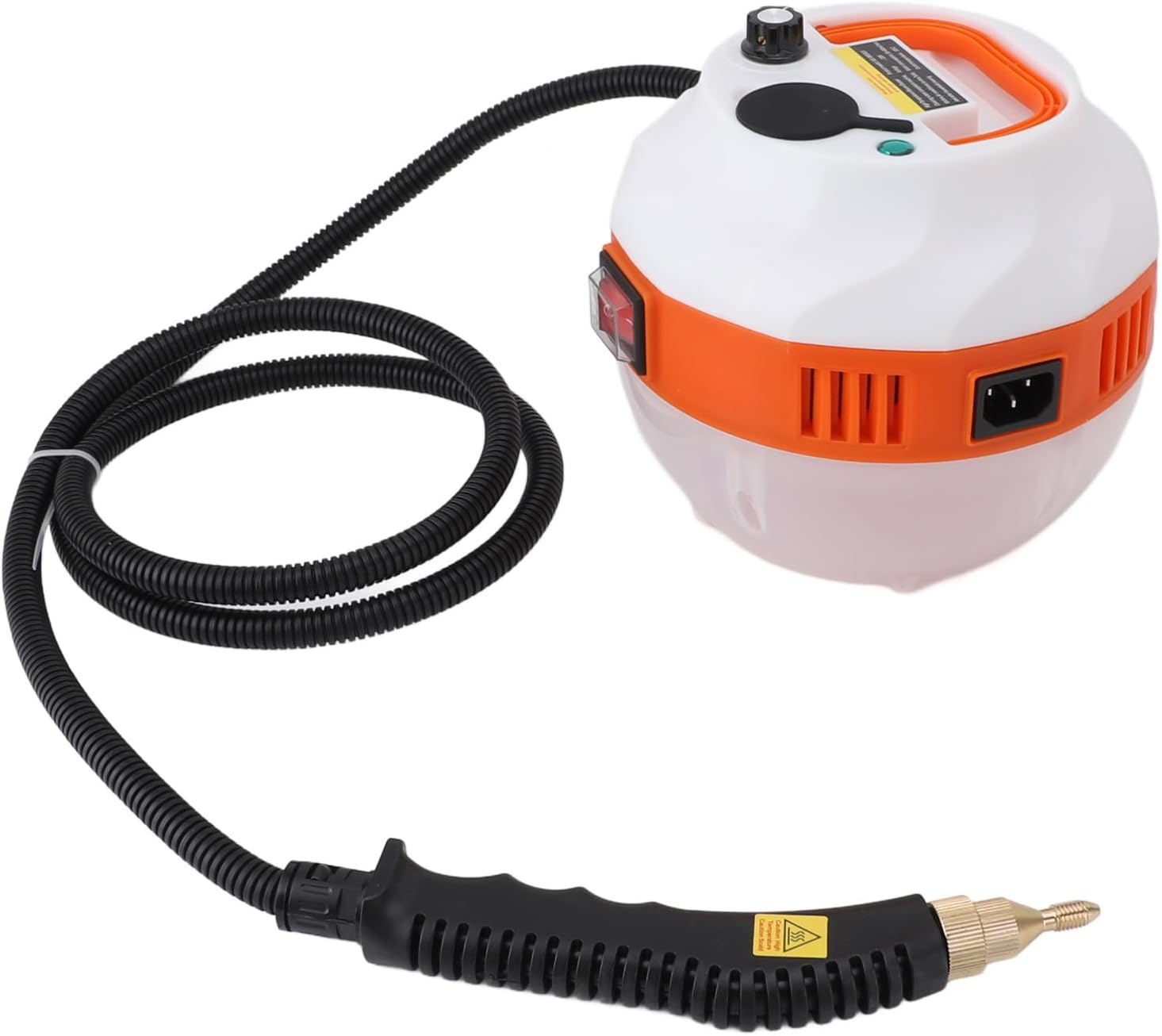 2500W Handheld Steam Cleaner High Temperature Pressurized Portable Steam Machine with 3 Brush Heads for Kitchen Bathroom, Living Room, Car (US Plug 110V)