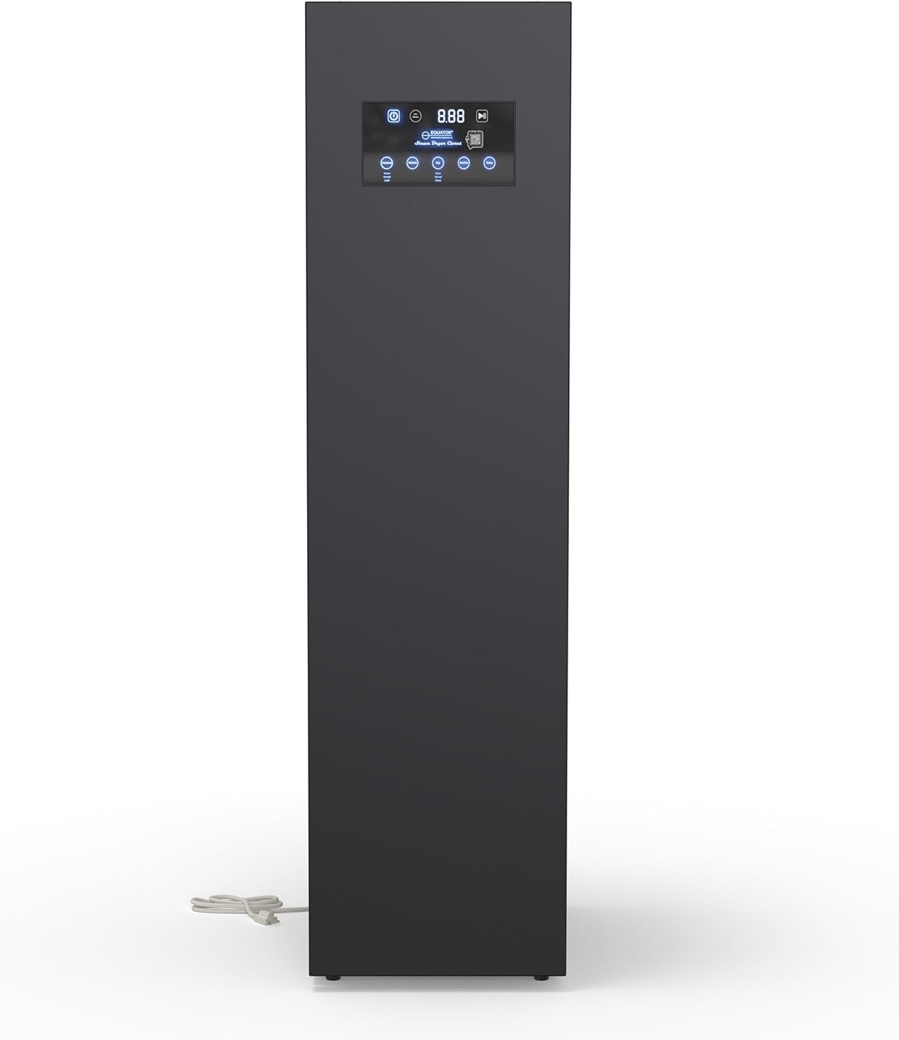 Equator 7.6cf Smart Steam Dryer Closet 4 Moving Hangers Quick20 Refresh Wrinkle Free in Black