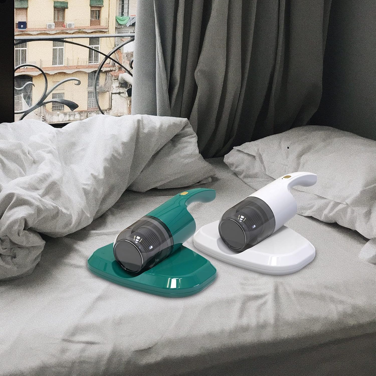 Vacuum Cleaner, Bed Cleaner with 2 Modes, Vacuums Du-St, Dirt, High-Power Agitation,Pet Hair with 6,000 Per Minute Agitation, Washable Filter, Great for Sofa, Bed, Carpet