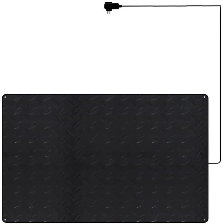 Heated Snow Melting Mats, Heated Sidewalk Mats,No-Slip PVC Heated Snow Removal Mat, Outdoor Walkway Mat for Winter Snow Removal,2 in/h Snow Melting Speed,21x30inch/54x76.2cm