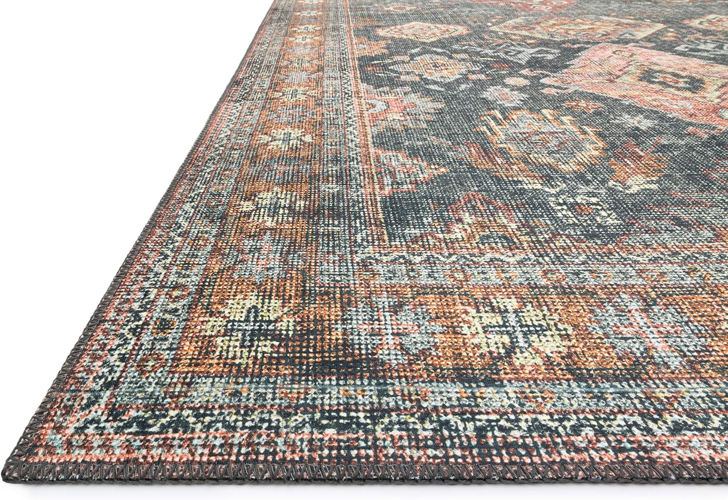 Loloi II Skye Collection SKY-10 Sea/Rust 2'-6