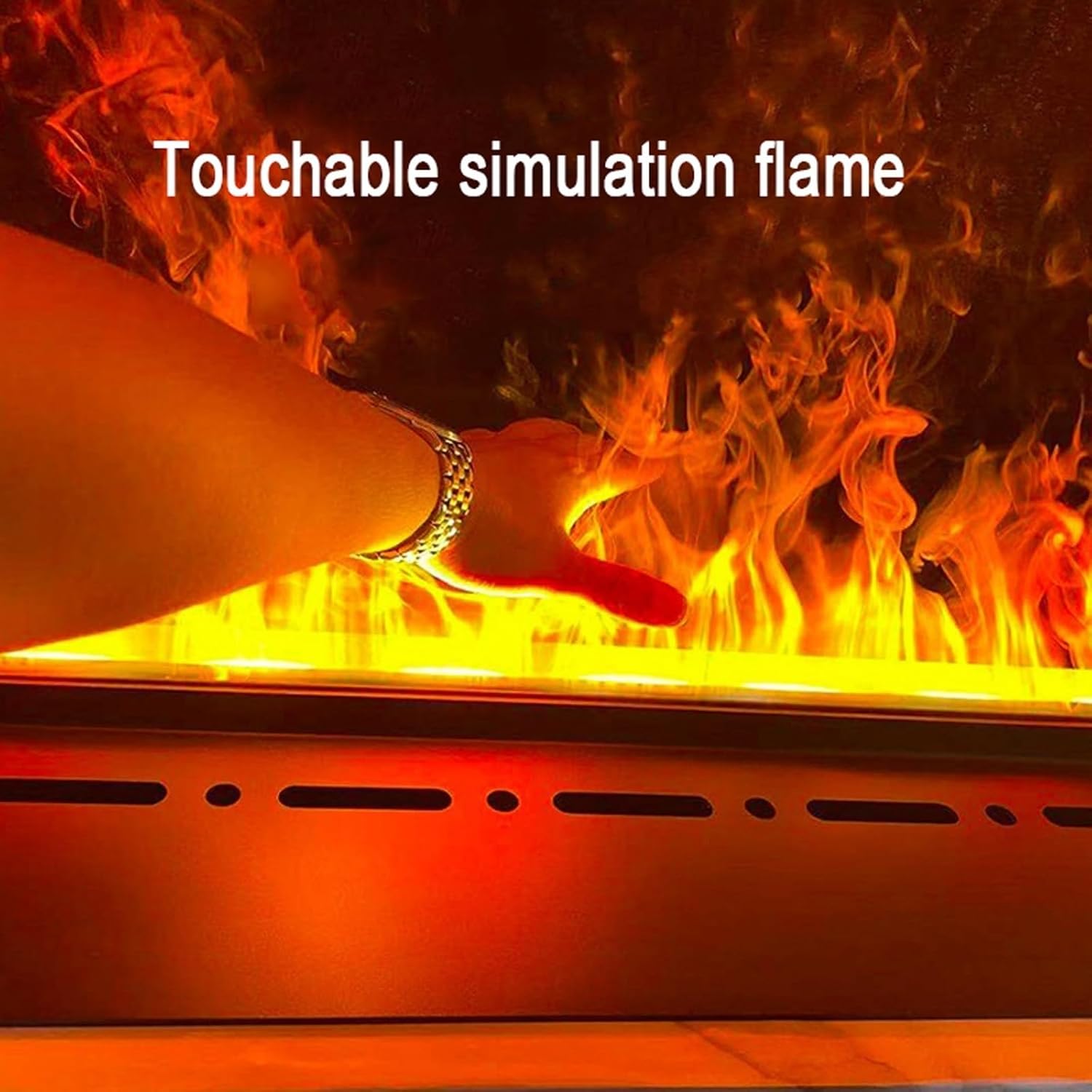 3D Water Vapor Fireplace with Humidifier Flame 59