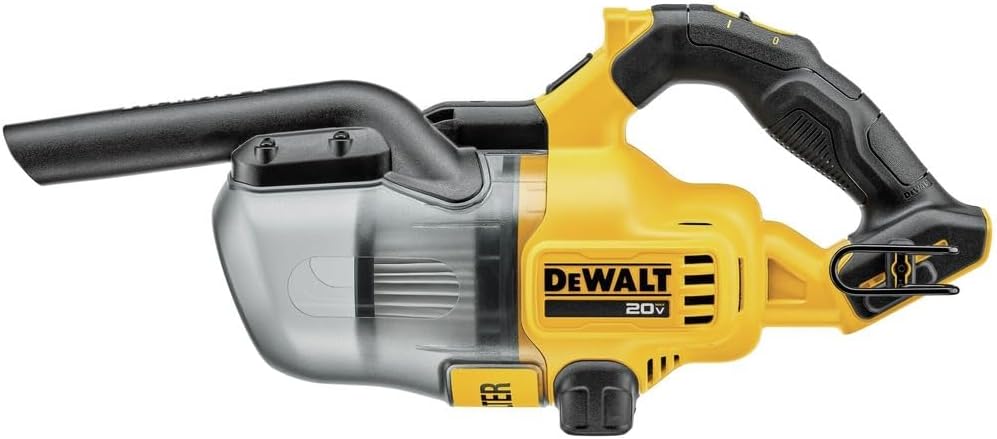 DEWALT 20V Handheld Vacuum Cordless, Car Vacuum with HEPA Filter, 6 Attachments and LED Light, High Performance Dry Only Small Shop Vac, Battery Not Included (DCV501HB)