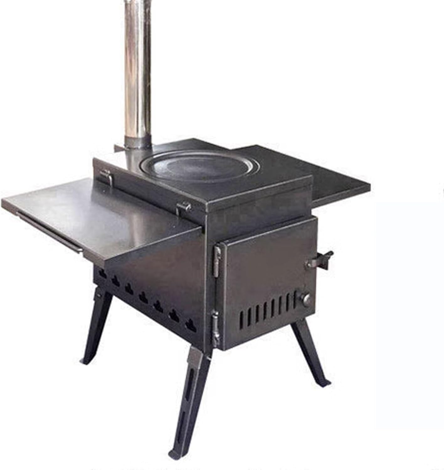 Outdoor Stove Portable Wood Burning Stove Made of Sheet Steel Can Easily Handle Up to 100kg Camping Cookware for Tent,Camping, Cookout