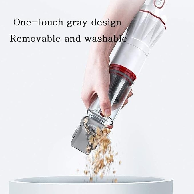 Handheld Vacuum, Cordless Vacuum Handheld Rechargeable with 11KPA Strong Suction, Wet&Dry Hand Vacuum, Lightweight Portable Vacuum Cleaner for Home Car Pet Hair