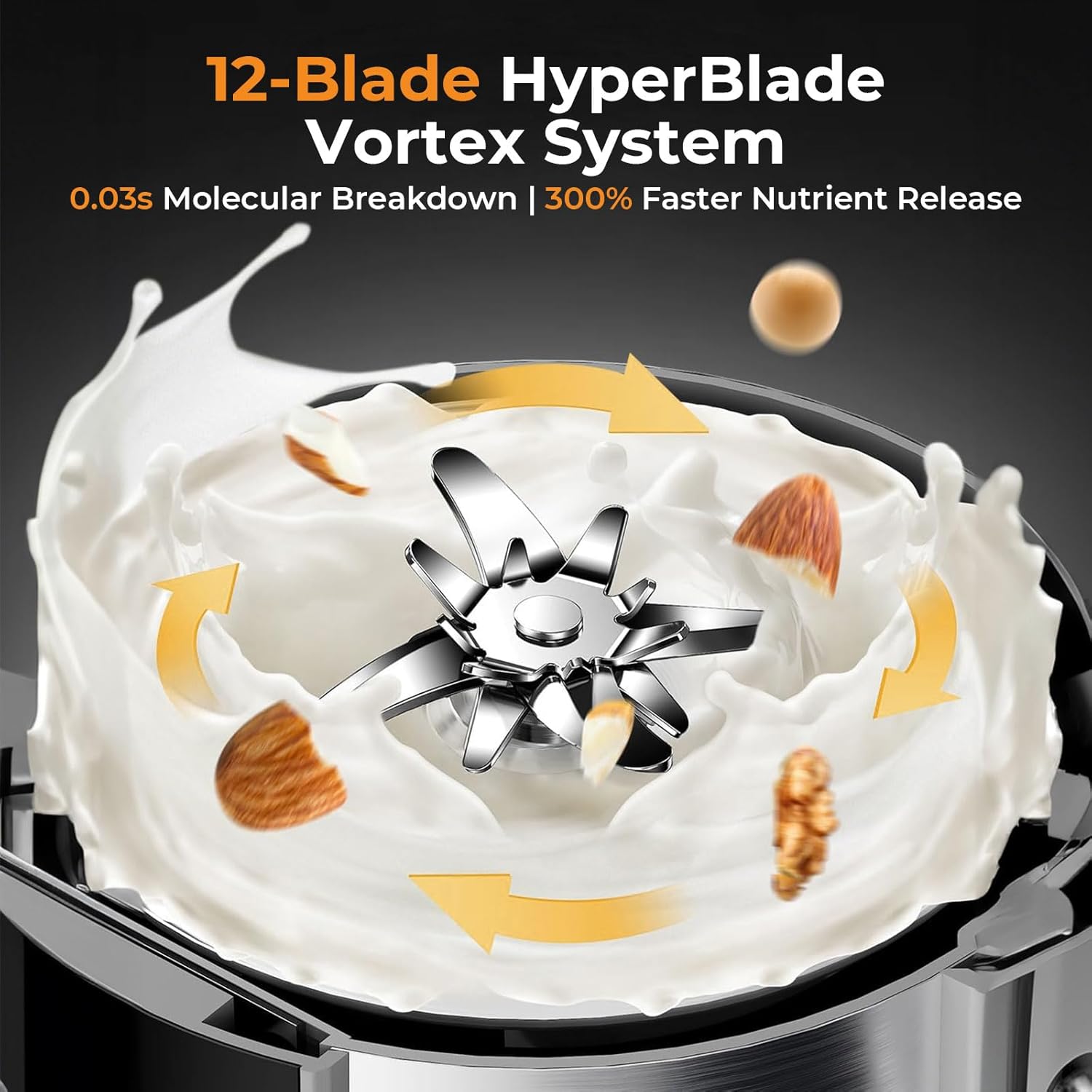 8 in 1 Nut Milk Maker, 42oz Soy Milk Maker Machine for Homemade Almond, Oat, Coconut, Plant-Based Milks, Stainless Automatic Blender with Delay Start/Keep Warm/Boil Water, Silver