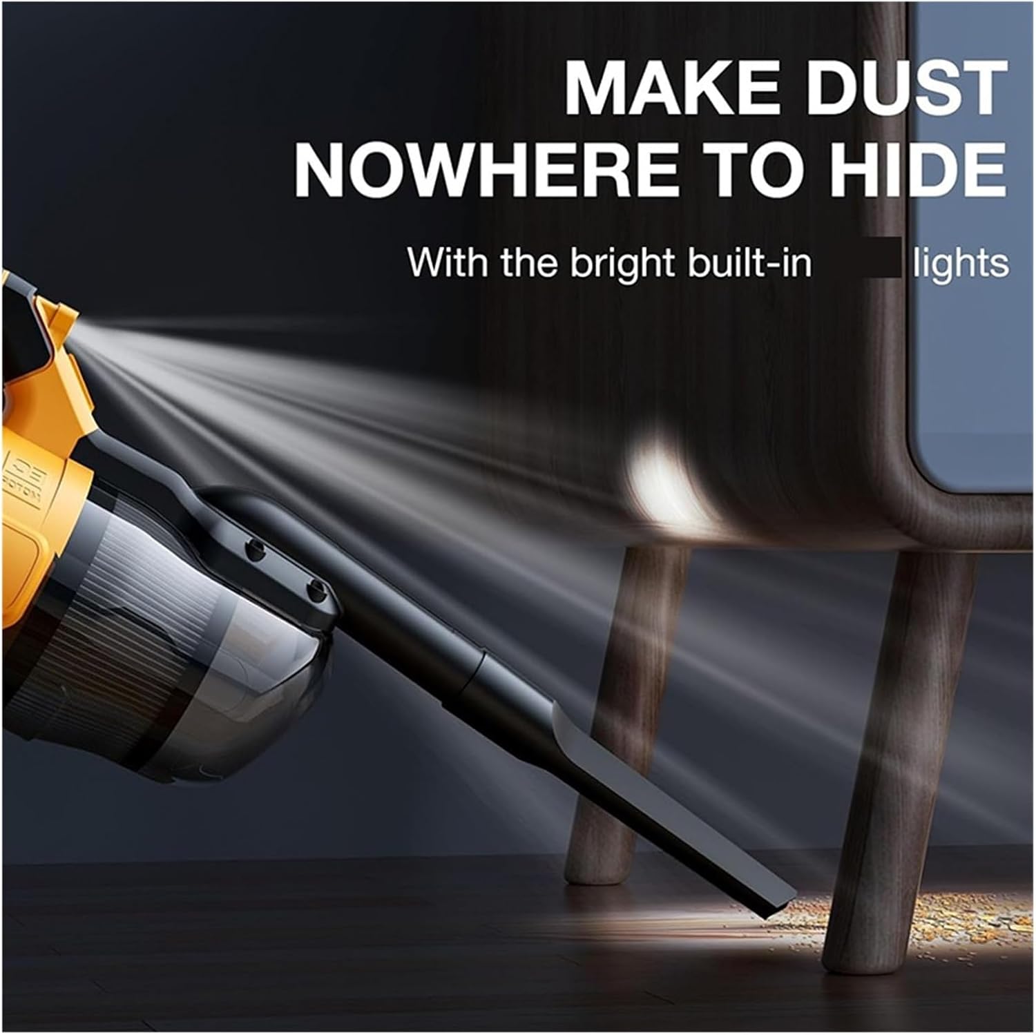 Cordless Handheld Vacuum Cleaner with Brush Rechargeable Cleaning Too，Compatible for Floor/Carpet