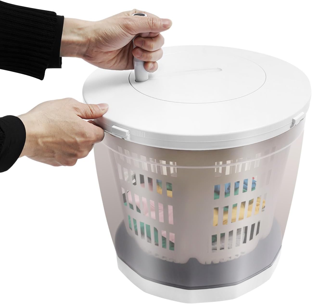 Mini Portable Washing Machine, 4.41 lbs Compact Outdoor Washer Spin Dryer, 2 in 1 Non-Electric Washing Machine and Manual Clothes Spin Dryer Small Washer Machine for Small Items, Ideal