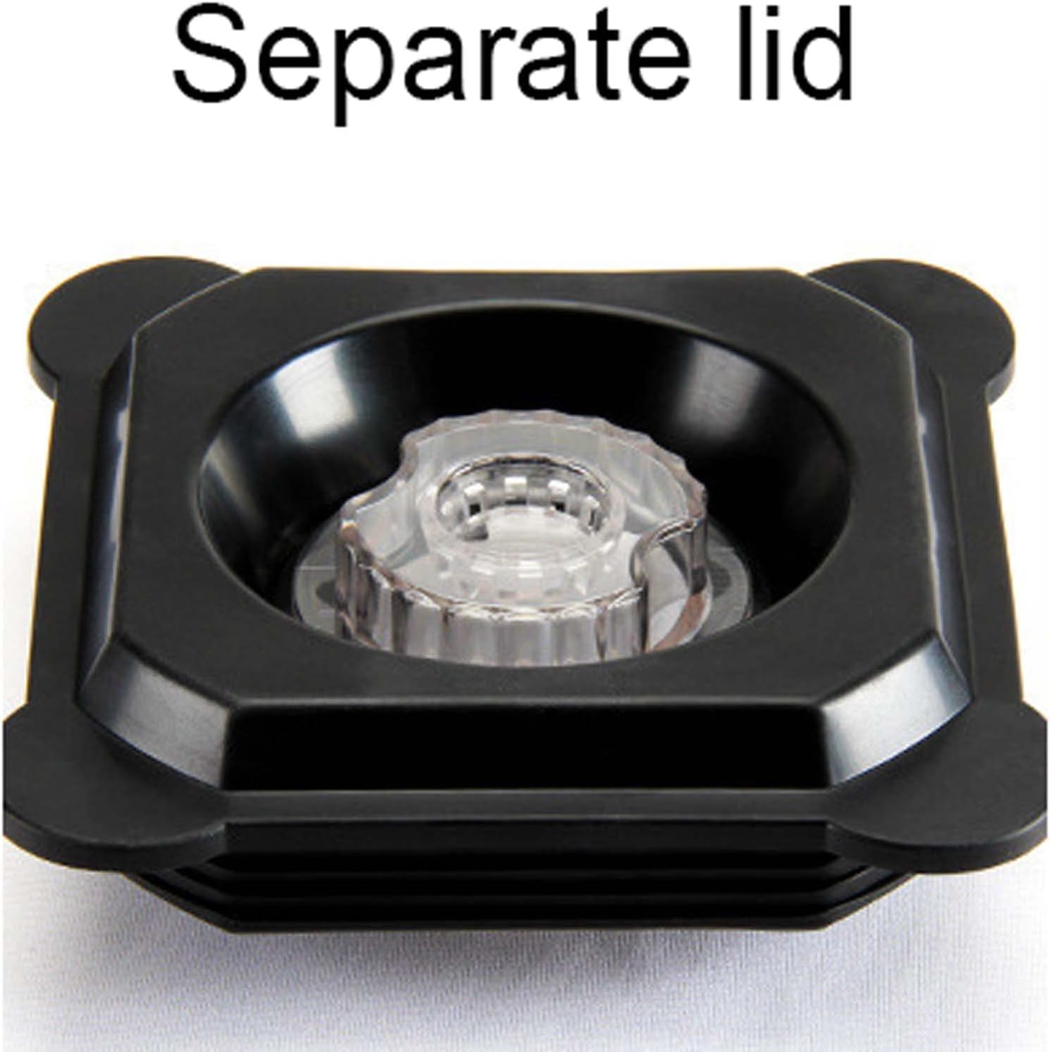 Ice Crusher with Full Sound Enclosure Shield, High-Speed Countertop Blender for Home and Commercial, 6 Cutter Heads Multifunctional Ice Maker