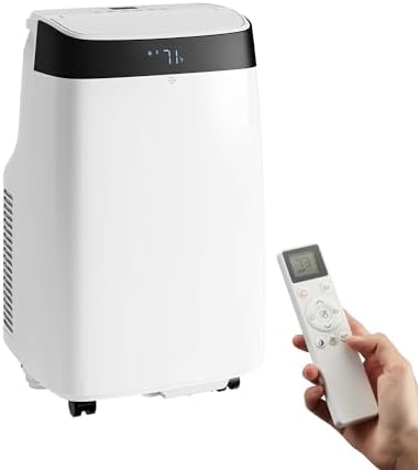 GARVEE 10000 BTU Portable Air Conditioners with Remote Control for Rooms, 3 in 1 Portable AC Unit with Cooling/Dehumidifying/Fan Mode