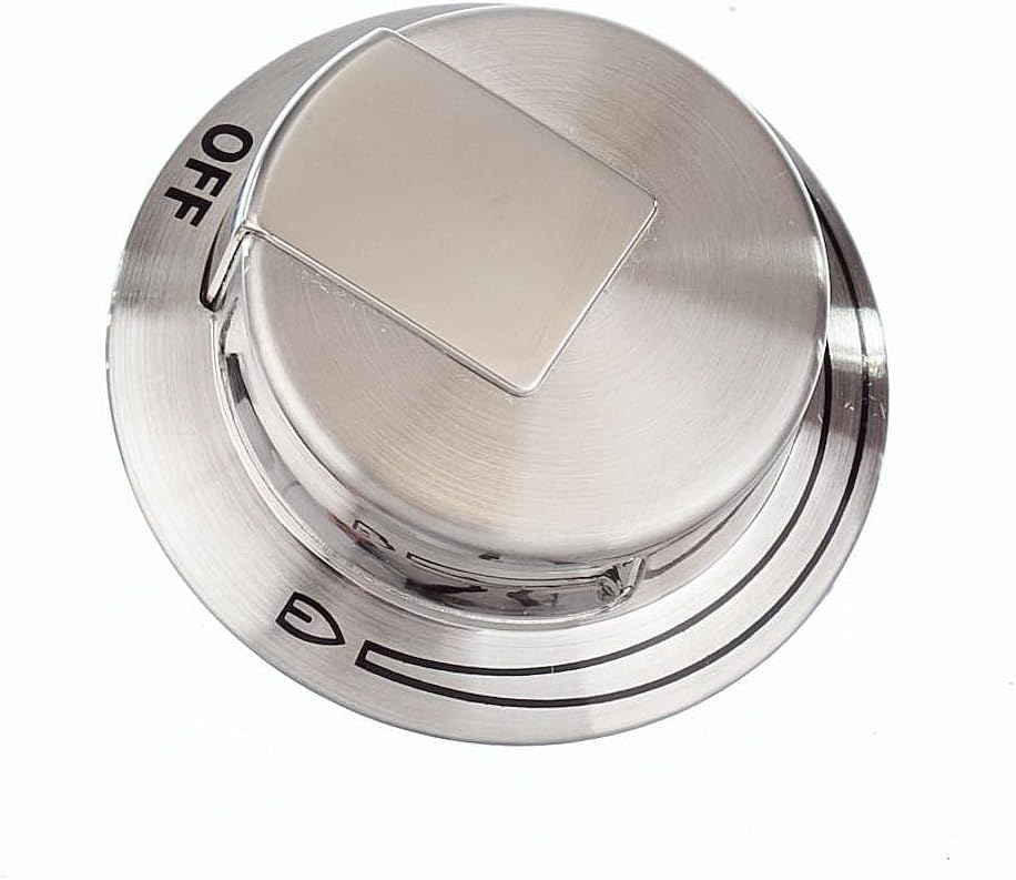 Frigidaire 318905202 Range Surface Burner Knob Genuine Original Equipment Manufacturer (OEM) Part Stainless