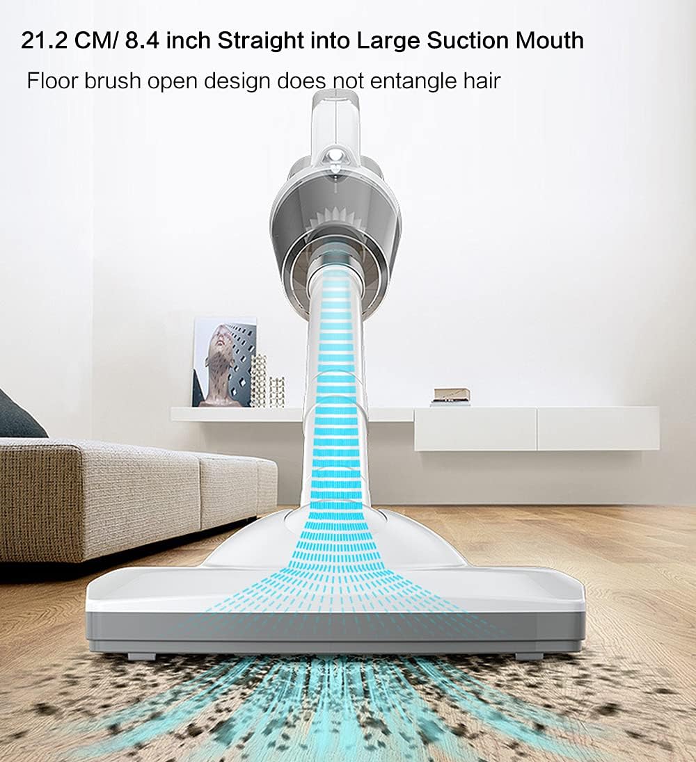 Quiet Stick Vacuum Cleaner Cordless Lightweight, Powerful Suction Handheld Lightweight Cordless Upright Vacuum Cleaners Rechargeable with HEPA Filter, Stick Vacuum for Pet Hair Hardwood Floors, Carpet