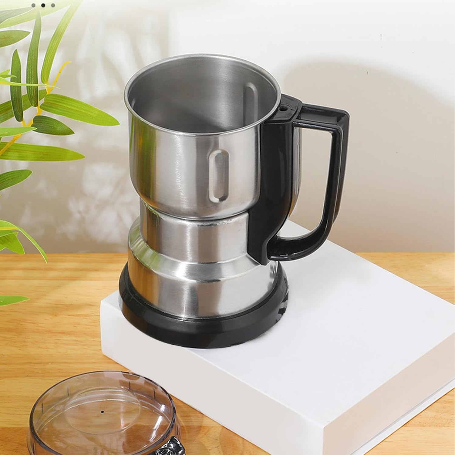 Dry Milling Grinder – Electric Food Chopper, Mini Powder Machine | Stainless Breaker, Compact Kitchen Equipment With Smooth Grip Handle During Coffee Roasting Prep, Blending Needs, Morning Meal