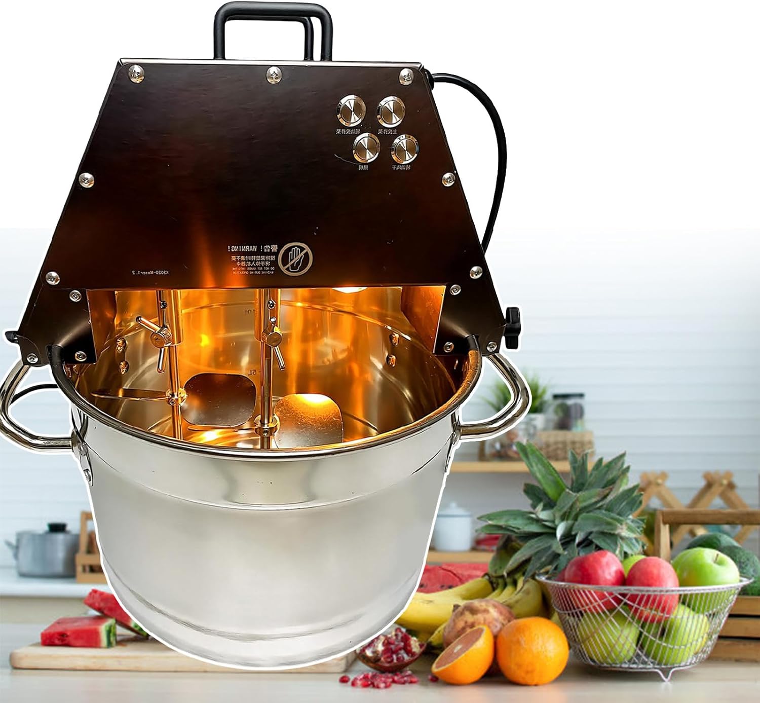 Electric Blender for Sauce and Jam, Personal Blenders for Kitchen with 4 Fins Blender Blade, Countertop Blender for Fruit & Vegetable,110V